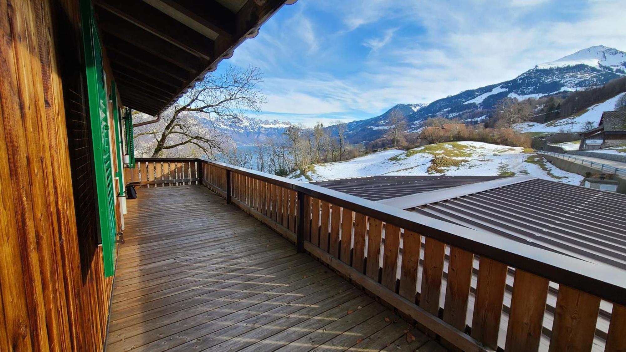 Hotel Cafe Seeblick Filzbach Esterno foto